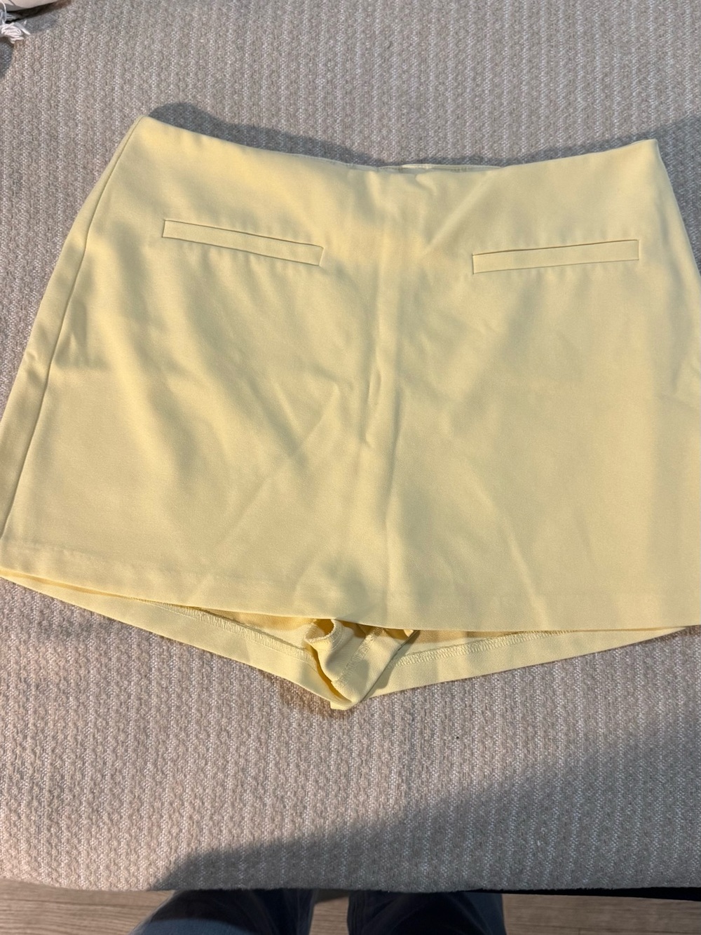 Primark Pale Yellow Tailored Skort